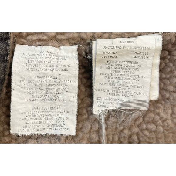 Walls Workwear Jacket Mens Gray Size Large Outdoor Sherpa Lined - Picture 8 of 8